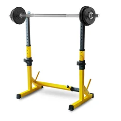 200KG Commercial Gym Squat Stand Cross Fit Power Rack Adjustable Squat Rack 81-151cm