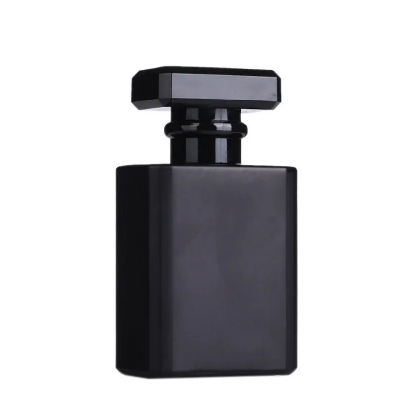 Garrafa De Spray De Vidro De Boca De Parafuso, Preto Claro, Frasco De Spray Cosmético Exquisite De Alta Qualidade, Sub-frasco De Perfume, 10 Pçs/lote, 30ml 50ml