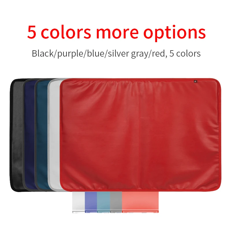 Custodia antipolvere per Monitor in pelle PU per Apple 2021 iMac custodia protettiva per Computer da 24 pollici custodia per PC all-in-one da 24 ''organizza