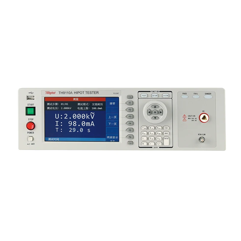 TH9110A AC/DC Withstanding Voltage Tester with Breakdown Voltage Test Function