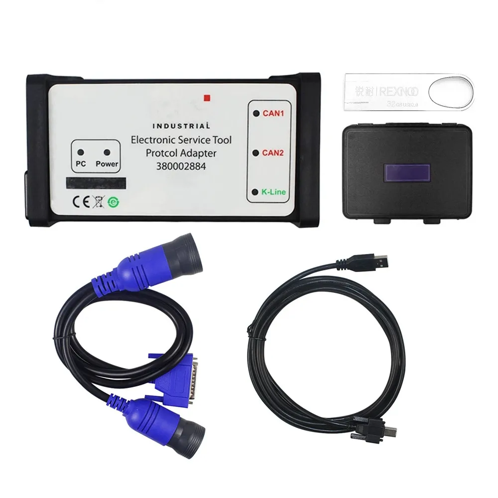 USB/Bluetooth Dpa5 Dearborn Protocol Adapter 5 Heavy Duty Truck Scanner CNH DPA 5 Works For Multi-brands Support Multi-language