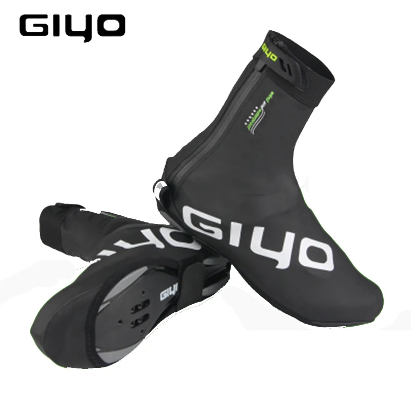 Waterproof Windproof Fleece Warm Cycling Lock Shoe Covers Reflective Bicycle Overshoes Winter Road Bike Shoes Cover Protector