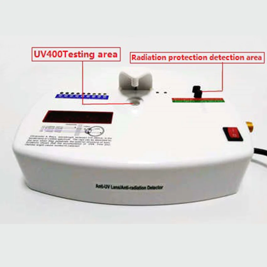 Тестер для линз UV400, Ультрафиолетовый тестер для линз, оборудование для тестирования, регулировка длины волны