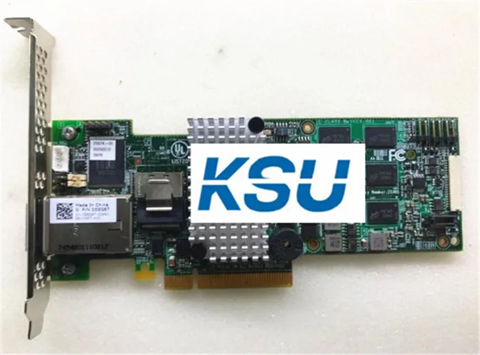 For LSI 9280-4I4E LSI00209 / L5-25305-05 SFF8087*1,8088*1 PCIe2.0 X8 6Gb/s MegaRaid SAS; Raid0;1;5;6 512 Cache