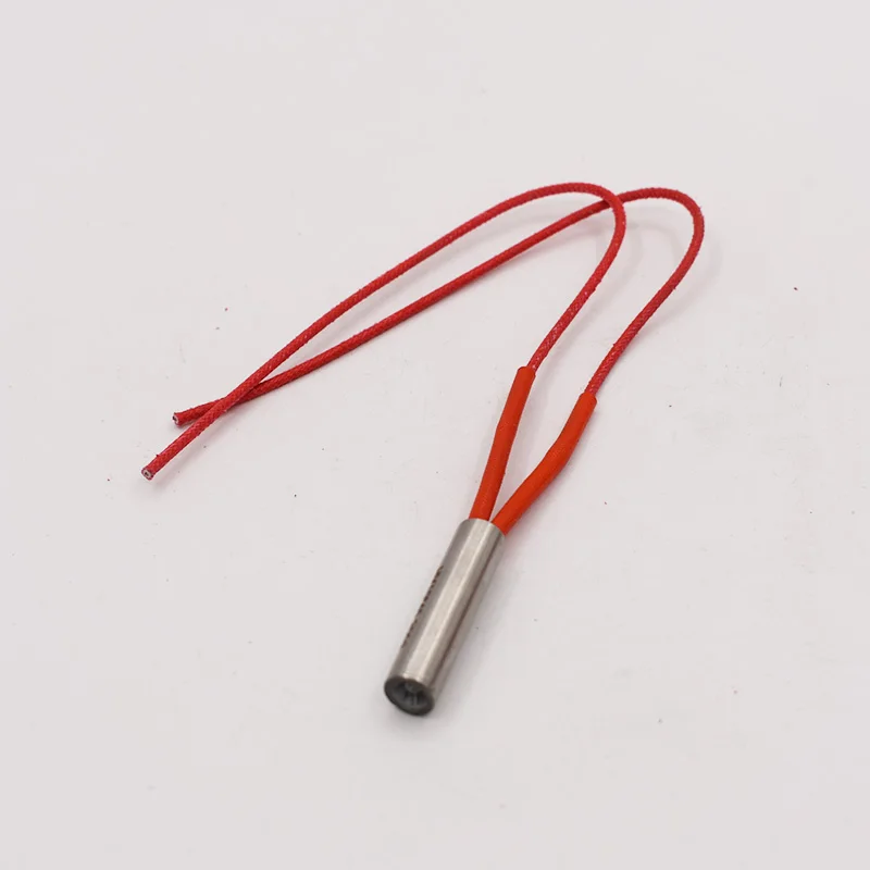 10pcs Stainless Steel 10x40mm Cartridge Heater 10mm Tube Dia. 24V/36V/110V/220V/380V 100W Single End Electric Heater Element