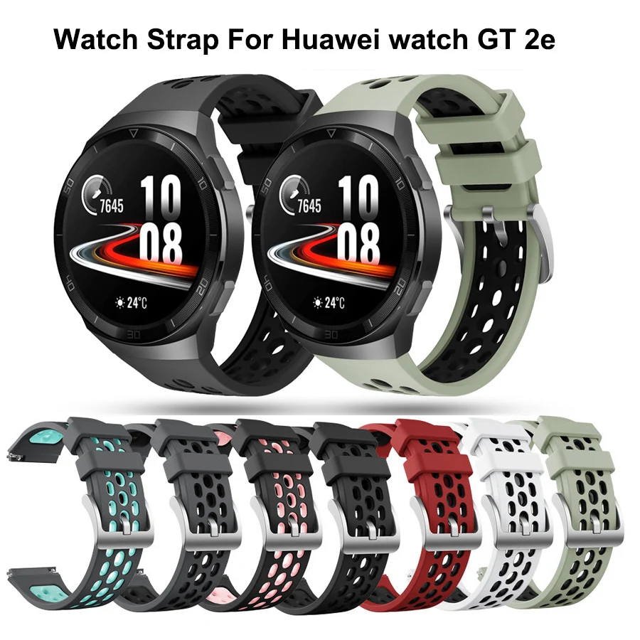 

Sport Silicone Watchband Strap For Huawei watch GT 2e original SmartWatch band Replacement GT2e Wriststrap 22mm Bracelet belt