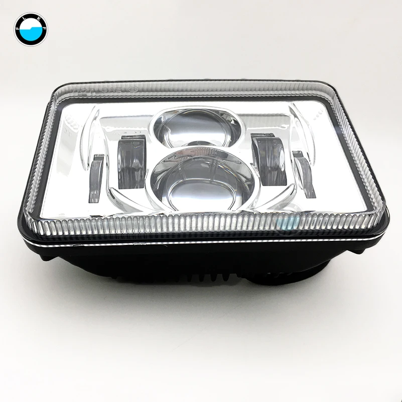 4PCS 4x6 inch LED Headlights Replacement For Peterbilt Kenworth T800 T400 T600 W900B/L Trucks 4 x 6'' LED Headlight .