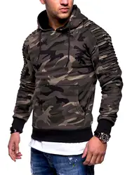 2026 New Men's Hoodies Autumn Sportswear Long Sleeve Camouflage Hooded Shirt Mens Brand Clothing Male Casual Sweatshirt