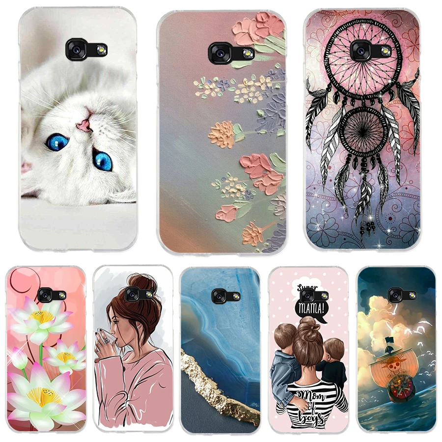 Cases For Samsung Galaxy A5 2017 back Case soft tpu Cover  Phone cover FOR Samsung A5 2017 protective coque