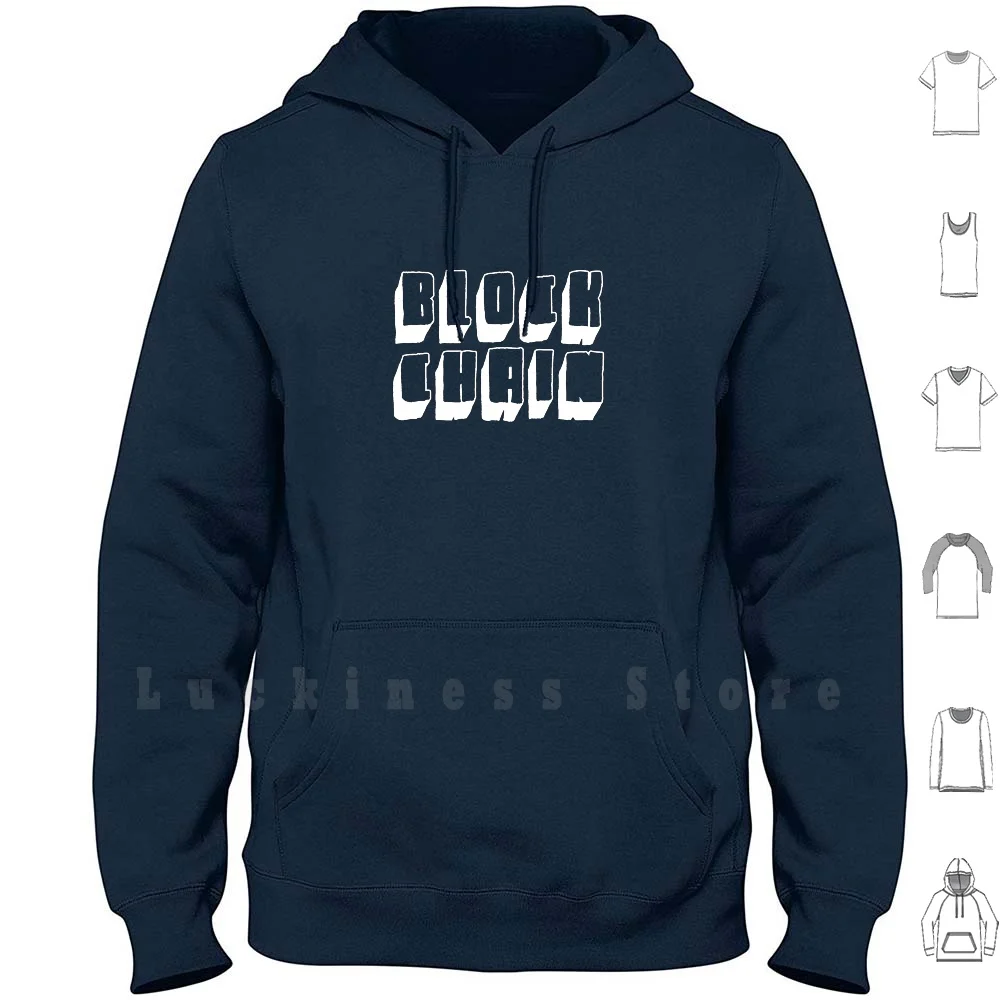 Blockchain-Crypto Shirt-Blockchain Shirt Hoodies Long Sleeve Eos Blockcat Adxt Verge Fomo Bat Basic Attention