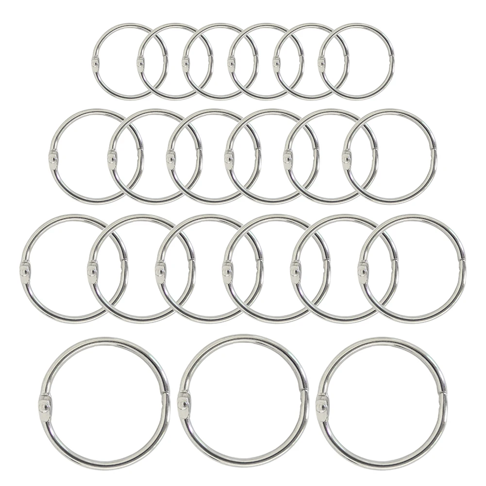 5/10pcs Metal Open Ring Binder Loose-leaf Book Hoops Scrapbook Photo Album Scrapbook Craft Hinge Keychain Office Binding Supplie