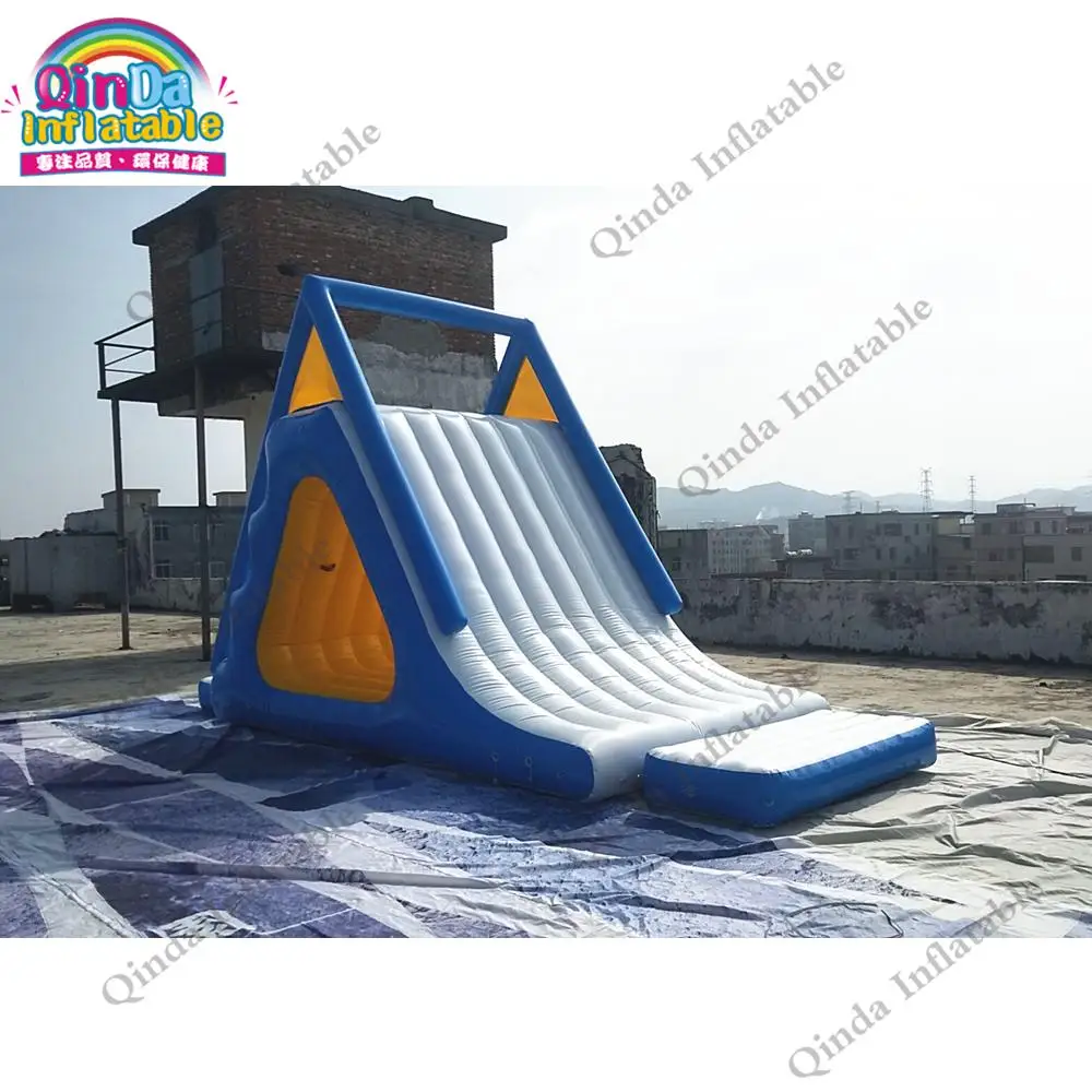 Summer Customized Adult Slides Inflatable Floating Water Slide For Swimming Pool