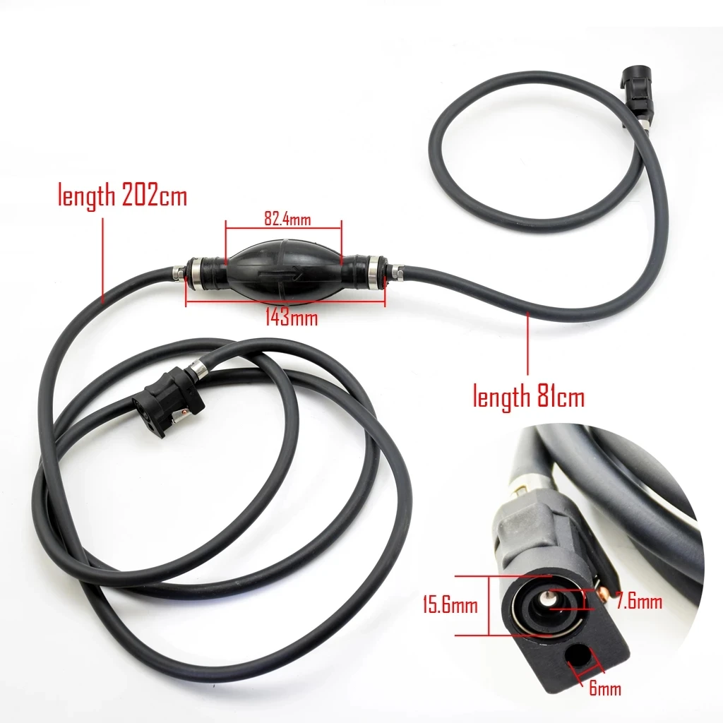 

Tank Connector Fuel Line Hose Oil Tube For Yamaha For Mercury for Johnson Outboard