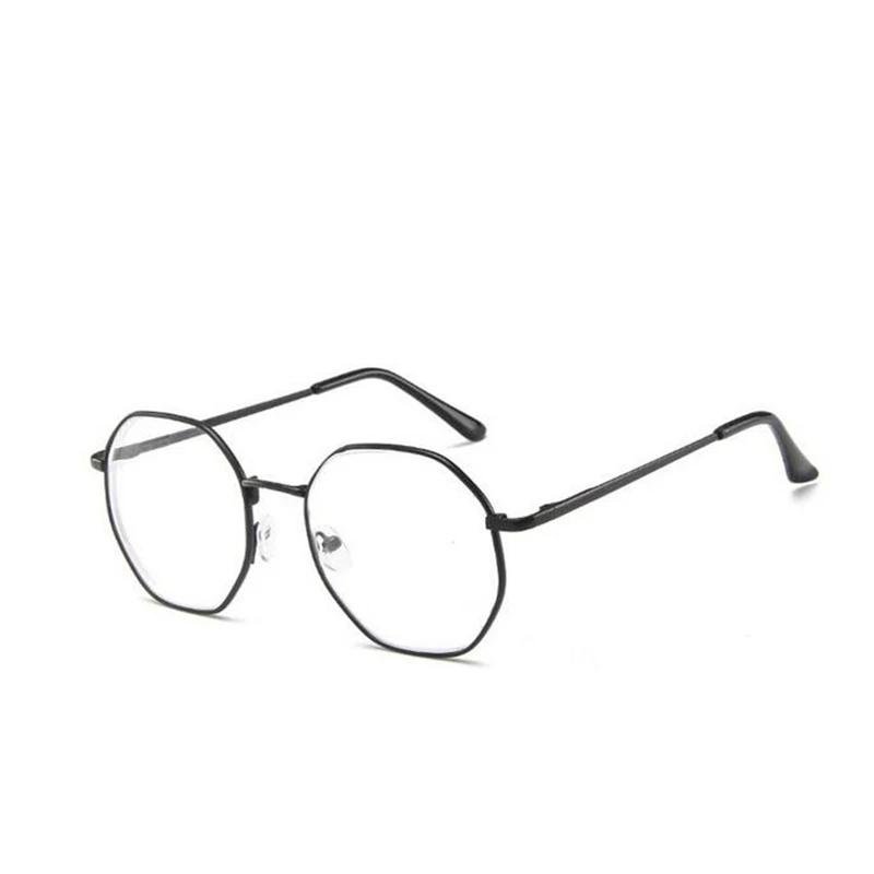 Men Vintage Anti Blue light Minus Glasses Frame With Degree Round Women Myopia Lens Nearsighted Glasses 0 -1.0 -1.5 -2.0 To -6.0