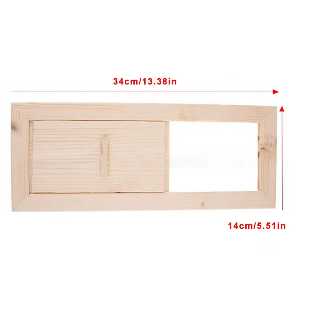 Summer Bath Sauna Room Air Vent  Sauna blinds Grille Ventilation Panel Sauna Room Equipment Non-Slip Bathtub Shutter Window 4