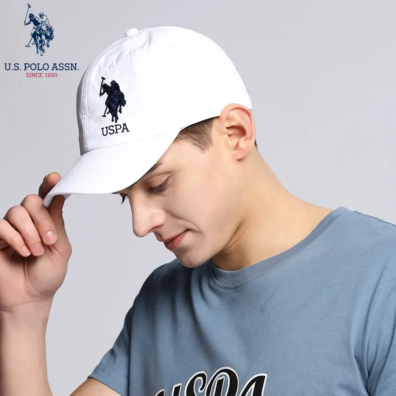 U.S. POLO ASSN. 2024 Summer New Lovers Baseball Cap Lightweight Breathable Quick-drying Trend Men\'s and Women\'s Hat Sun Hat