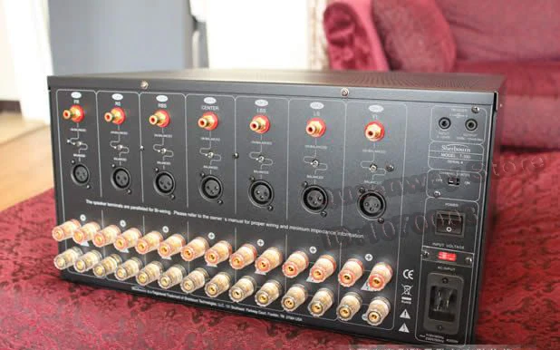 Sherbourn 7-350 7 سبعة قنوات 350 واط مكبر كهربائي عالية الطاقة عالية الحالي النقي مكبر كهربائي AV مكبر للصوت المسرح المنزلي أمبير