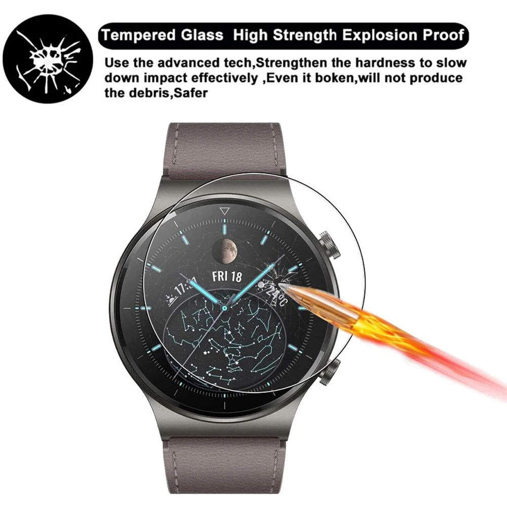 Tempered Glass For Huawei Watch GT 2 Pro Screen Protector Explosion-Proof Film For HUAWEI WATCH GT 2 Pro Protective Glass Film