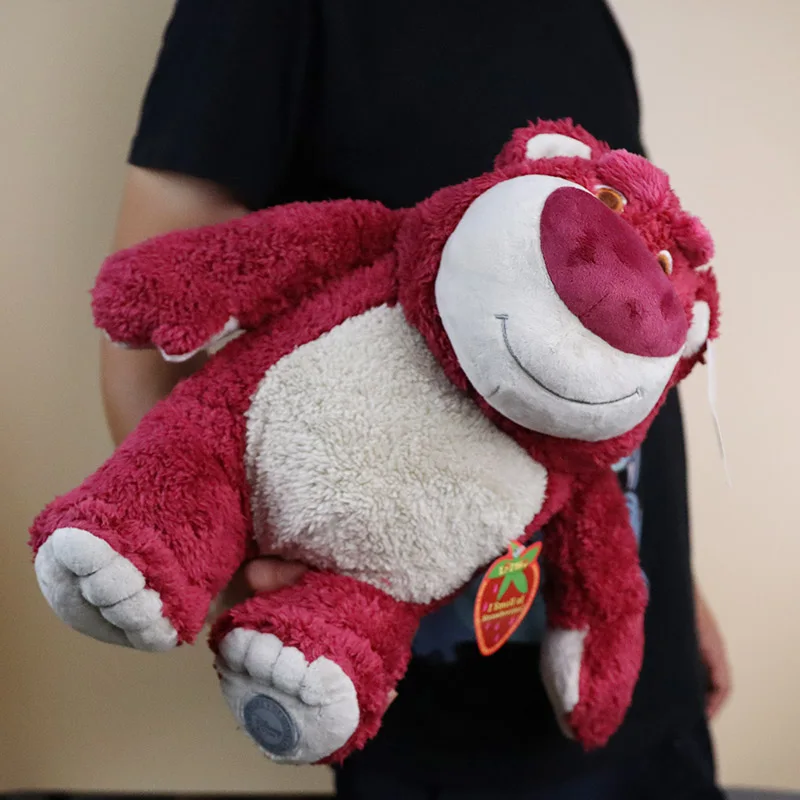 38cm Disney Lotso Bear Toy Story Plush Kawaii Stuffed Dolls Children\'S Toys For Boys Girls 10 Years Gift Cute For Girlfriend New