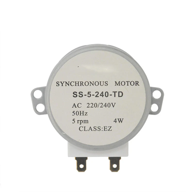 

Microwave Synchronous Motor Turntable Motor AC 220V 240V 4W 50Hz 5rpm SS-5-240-TD For Galanz Midea LG Microwave Oven Parts