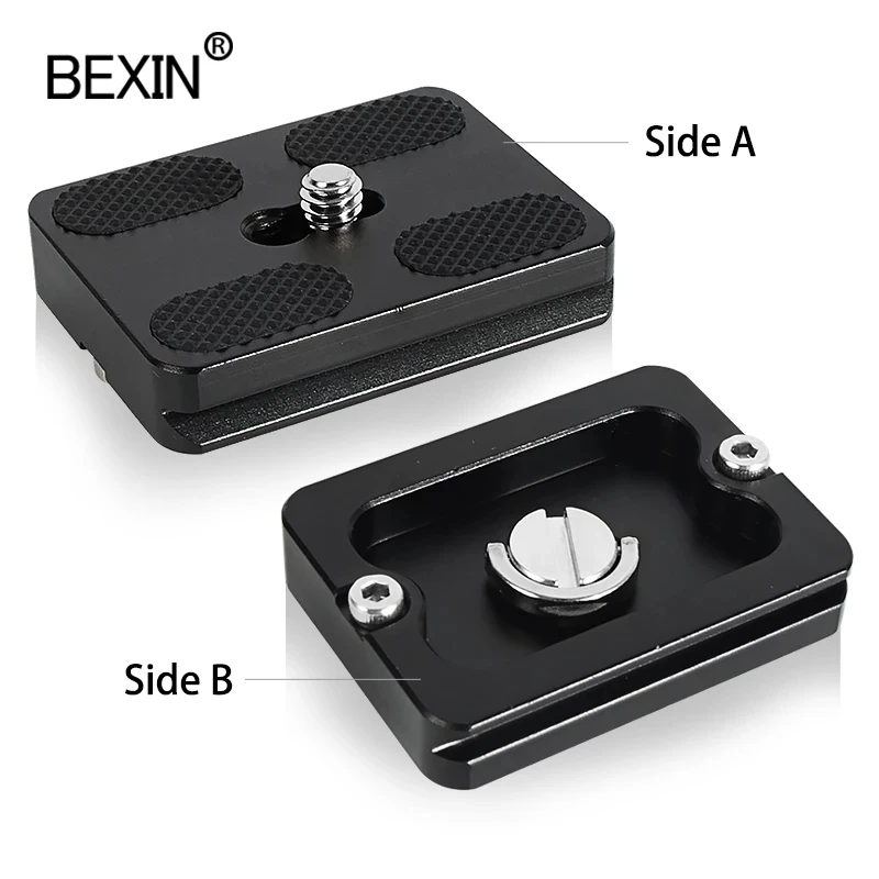 BEXIN Chân Máy Phụ Kiện Nhanh Núi PU Đa Năng Arca Thụy Sĩ Camera Phát Hành Nhanh Adapter Đĩa Giá Đỡ Dành Cho Máy Ảnh Dslr Bóng Đầu