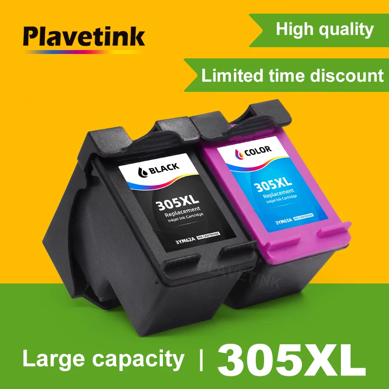 Plavetink Remanufactured replacement Ink Cartridge For HP 305 HP 305 XL 305xl Youngink For HP DeskJet 1210 1212 2710 2720 4110