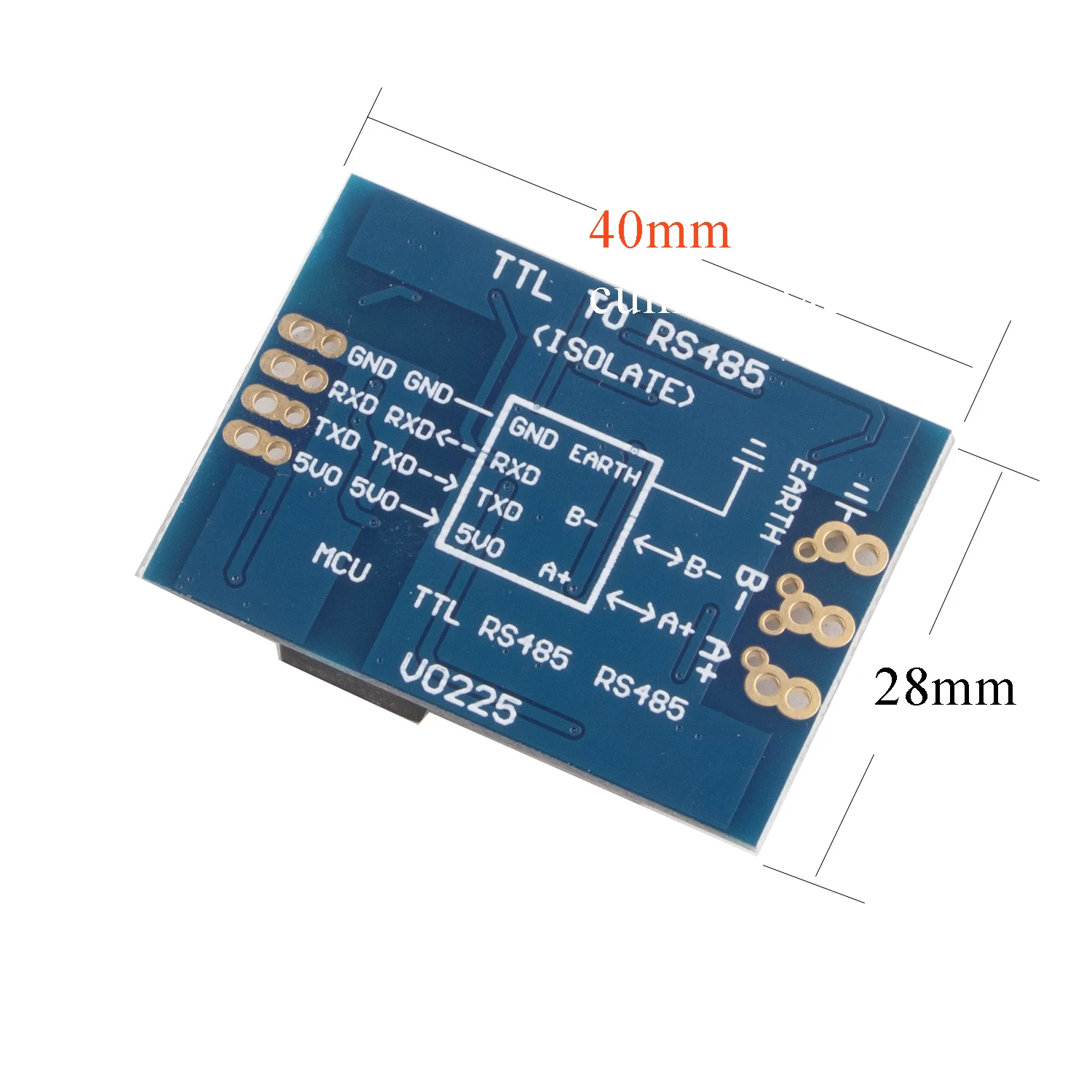 Ttl uart para rs485 isolado serial converter adaptador dongle comunicação módulo de atualização