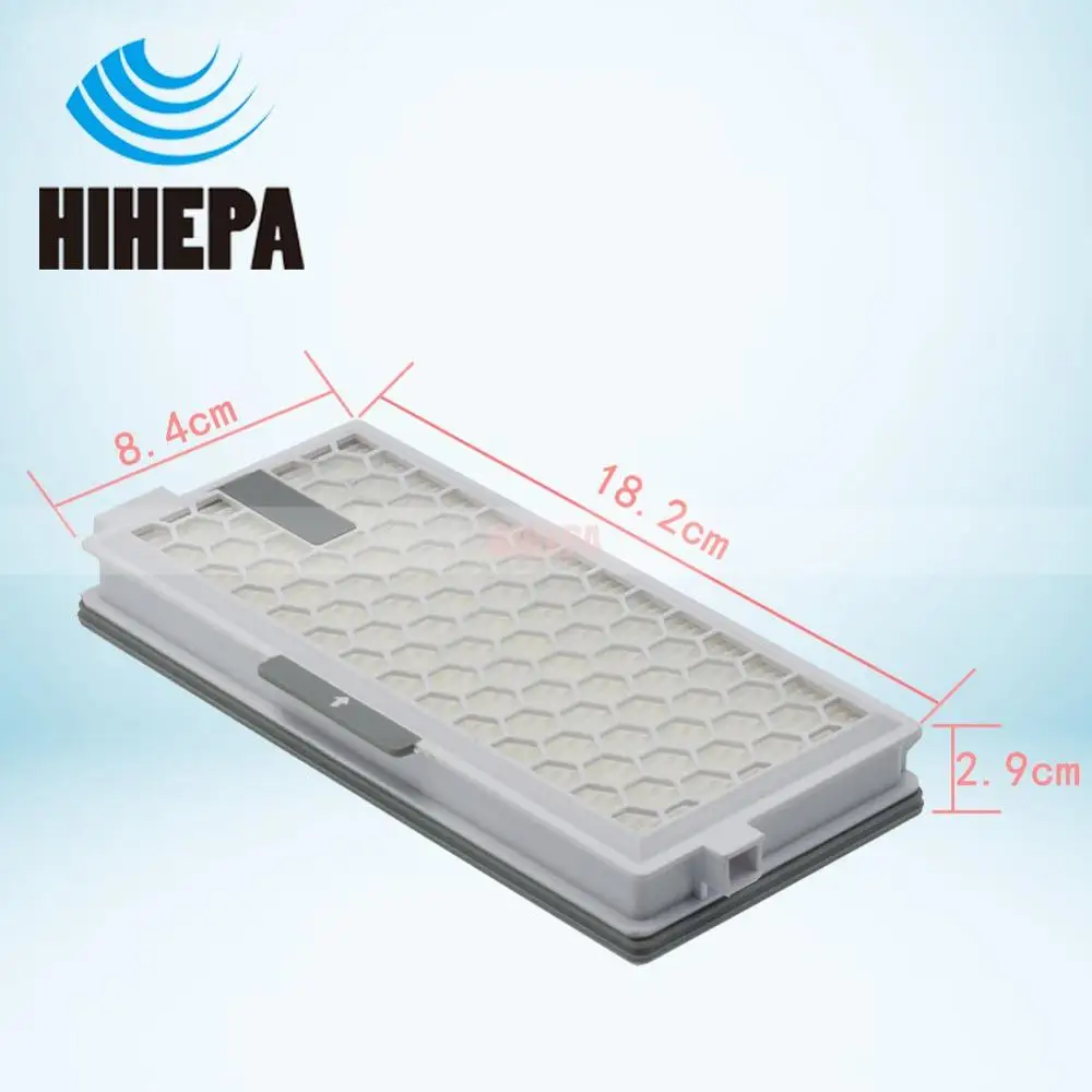 2 pcs HEPA Filter for Miele S4 S5 S6 S8 Series Vacuum Cleaner parts fit Miele HEPA AirClean SF-HA 50,SF-AA50,SF-HA50,SF-AAC 50