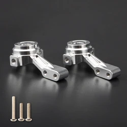 KYX Racing CNC Machined Aluminum Alloy Steering Knuckles Upgrades Part Accessories for RC Crawler Car Tamiya CC02