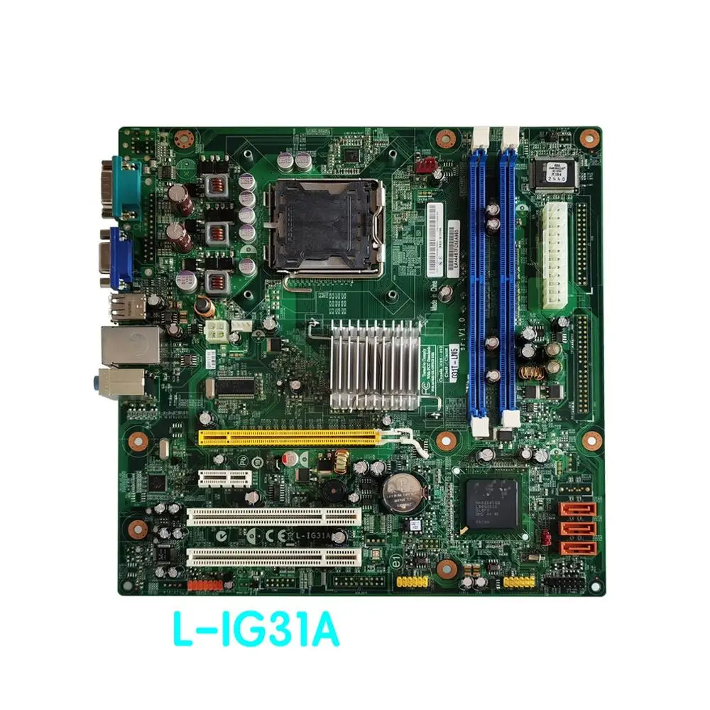 

For Lenovo A580E Desktop Motherboard L-IG31A LGA775 DDR2 71Y5354 Mainboard 100% tested fully work