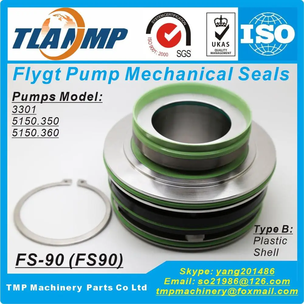 FS-90 , FS90, 90mm Replace of ITT Fly-gt plug-in TLANMP Mechanical Seals for Xy-lem Fly-gt 3301,5150.350,5150.360 Pumps