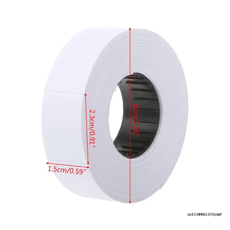 10 Cuộn Giá Nhãn Giấy Nạp Thẻ Đánh Dấu Miếng Dán Đôi Liên Tiếp Cho MX-6600 Labeller Súng