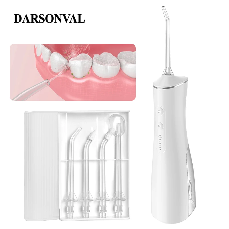 

Oral Irrigator Water Flosser USB Rechargeable Dental Water Jet 180ML Waterproof IPX7 Dental Floss Home Teeth Whitening