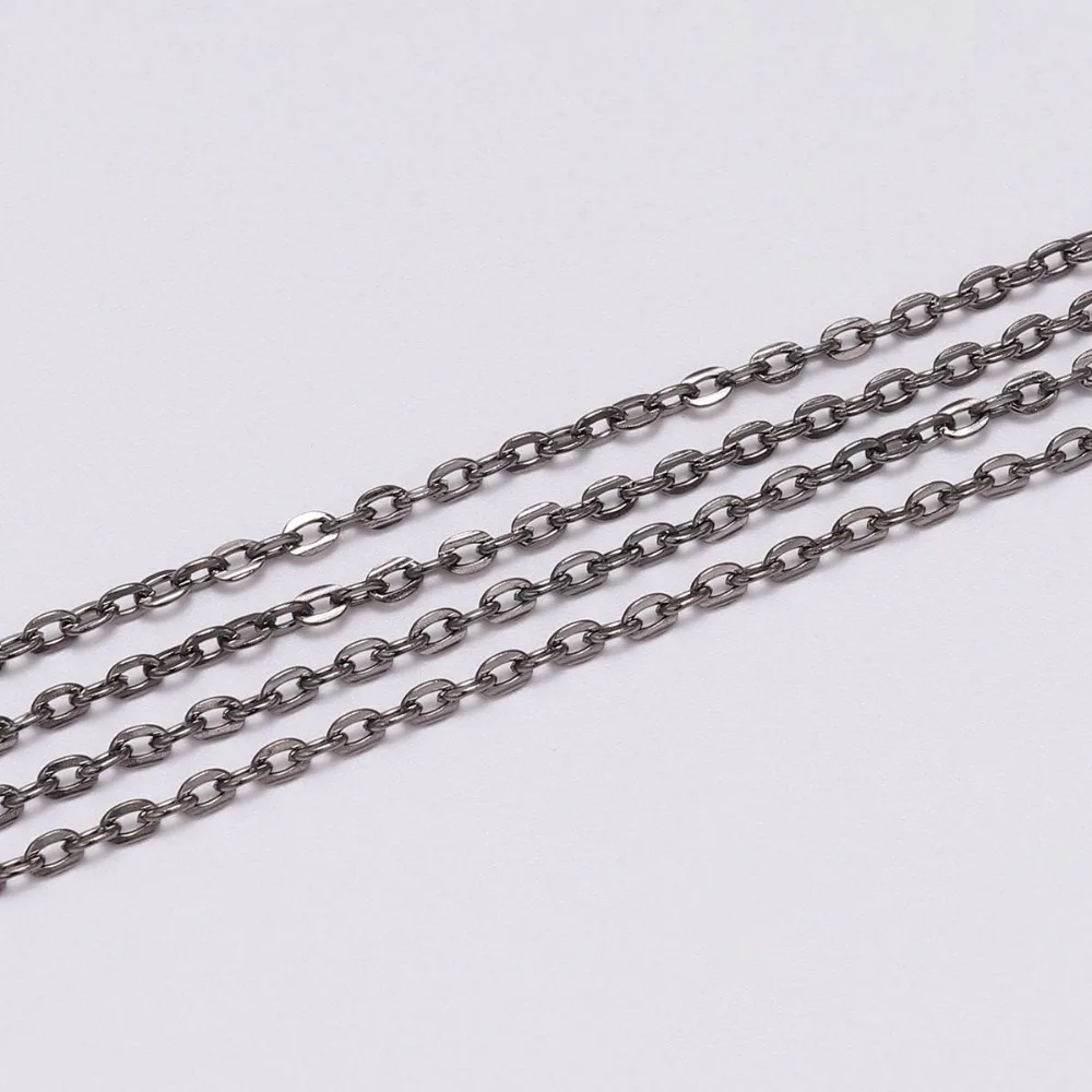 10 m/partia rod/brązowy kolor długi naszyjnik łańcuchy mosiądz luzem dla DIY ocena biżuteria dokonywanie materiałów akcesoria — zdjęcie 6