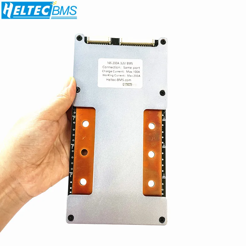 

Heltec 48V 60V BMS 16S 200A Lifepo4 BMS battery protection board 80V MOS for 48V solar energy storage