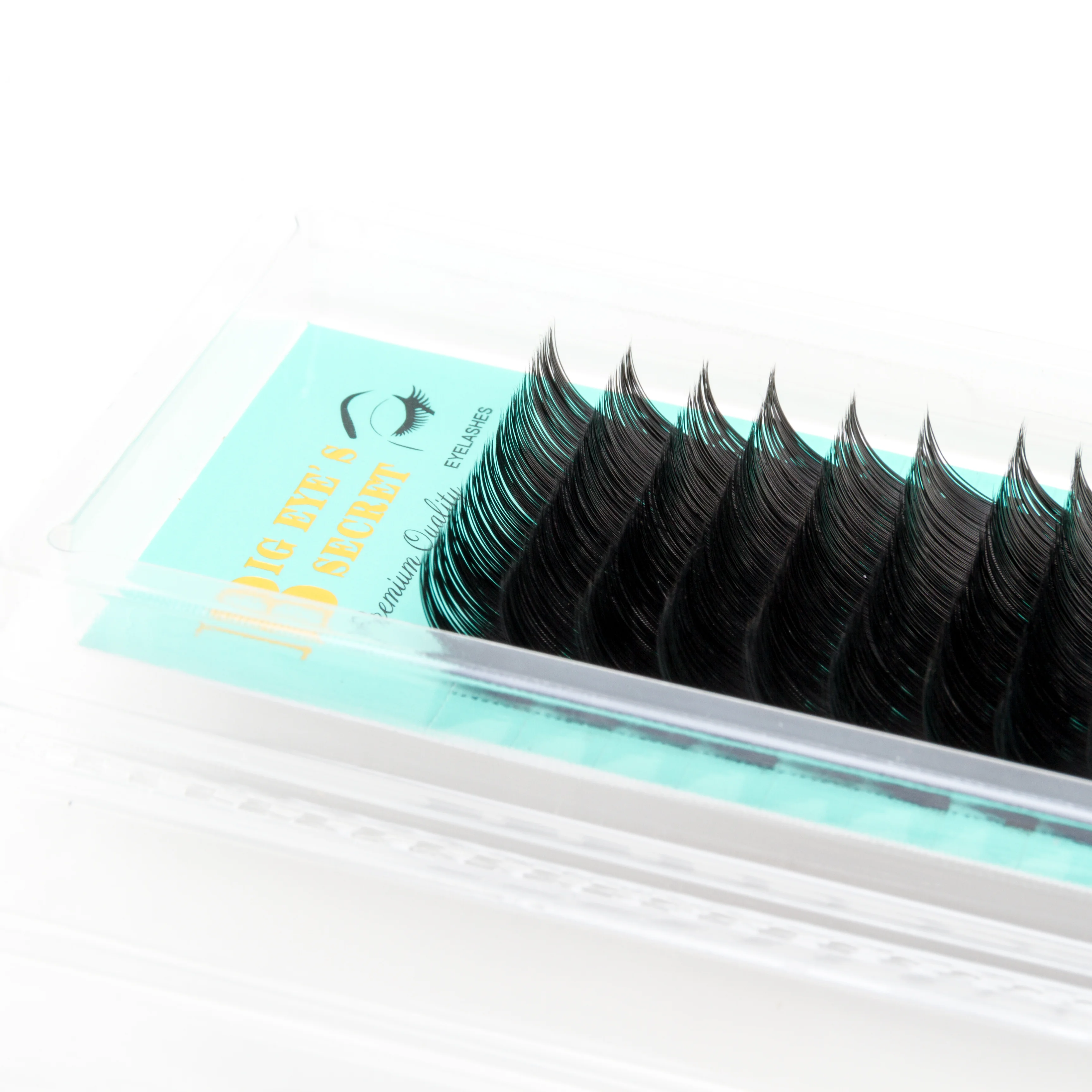 

Big Eye's Secret 0.20 0.25mm Flat Ellipse Eyelash Extensions Individual Softer Eyelashes Supplies Ellipse Lash Split Tips Volume