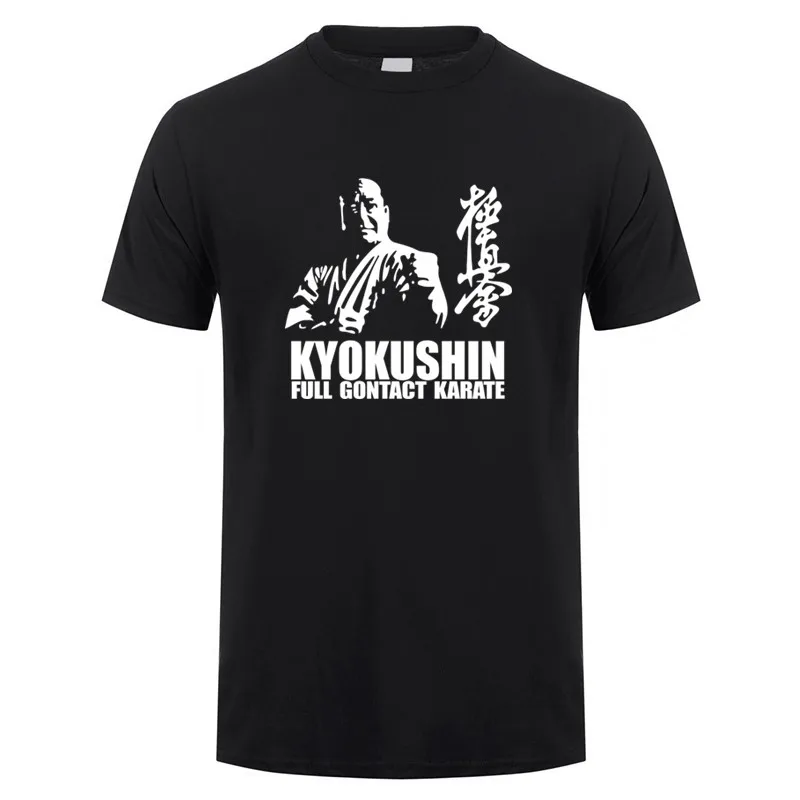 Kyokushin Karate Masutatsu Oyama Japan T Shirt Mens Cotton Short Sleeve Kyokushinkai Kyokushin Tshirt Top Tees