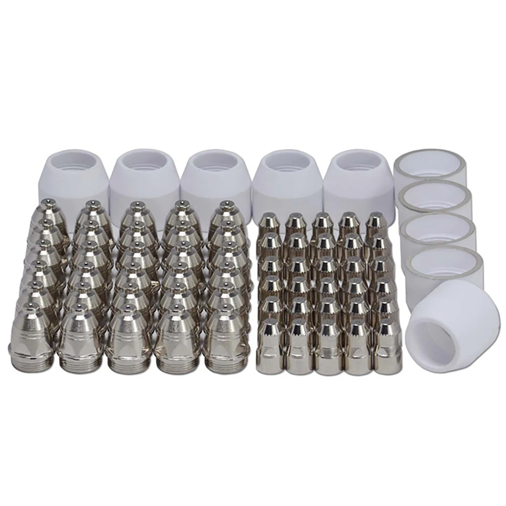50pcs CUT80 LG80 80A inverter taglio al plasma P80 pistola di taglio di consumo o accessori Shield coppe Elettrodi Consigli