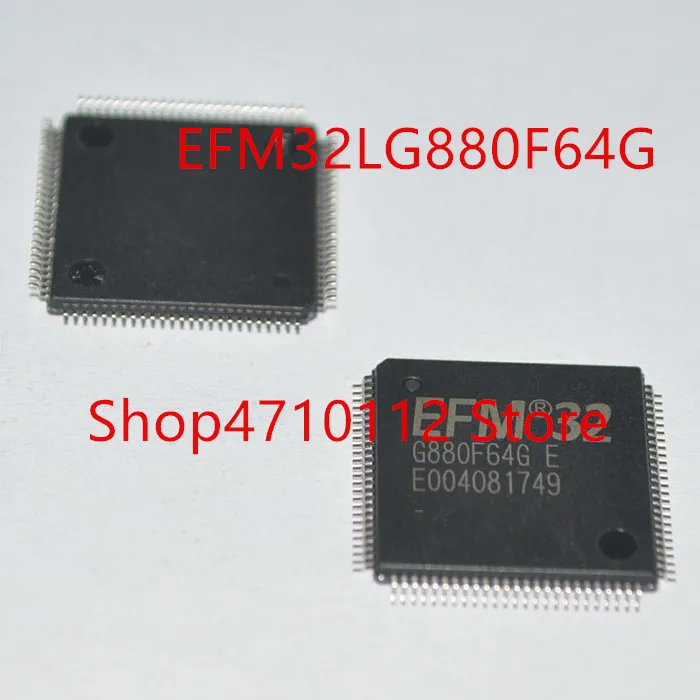 Free Shipping  10PCS/LOT NEW EFM32LG880F64G-E-QFP100 EFM32LG880F64G EFM32LG880F64 G880F64G QFP100