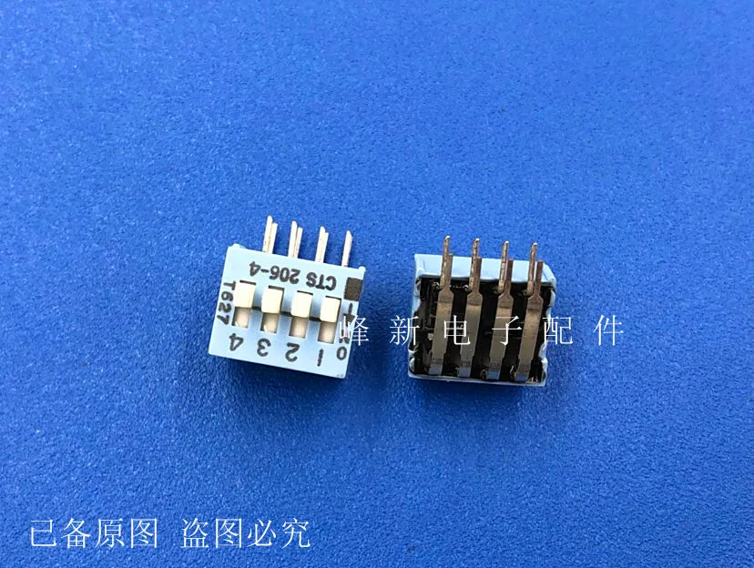 CTS206-4 us quadrante laterale manico lungo piede curvo spina diritta 4-bit P quadrante codice interruttore quadrante codice 2.54 passo