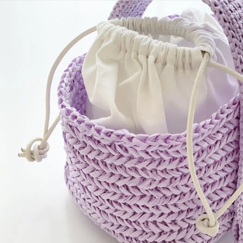 Handmade Drawstring Canvas Bags Inner Bag Bundle Pockets Custom Pouch Travel Makeup Case Women Storage Jewelry DIY Bag Basket