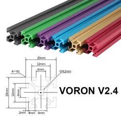 FYSETC Voron 2.2/2.4 3d printer frame kit V2.4 350MM European standard frame profile kit for VORON 2.4 3d Printer