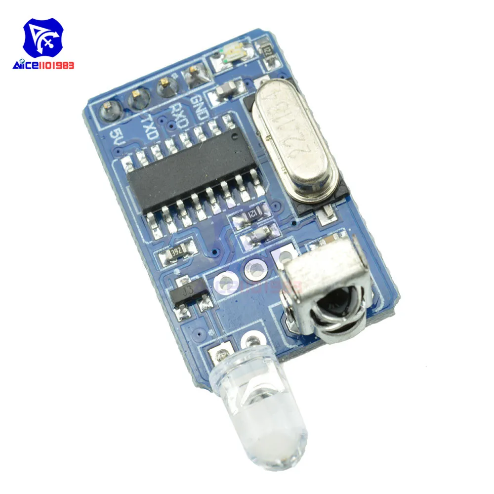 diymore 5V IR Infrared Remote Decoder Encoding Transmitter Receiver Wireless Module for Arduino