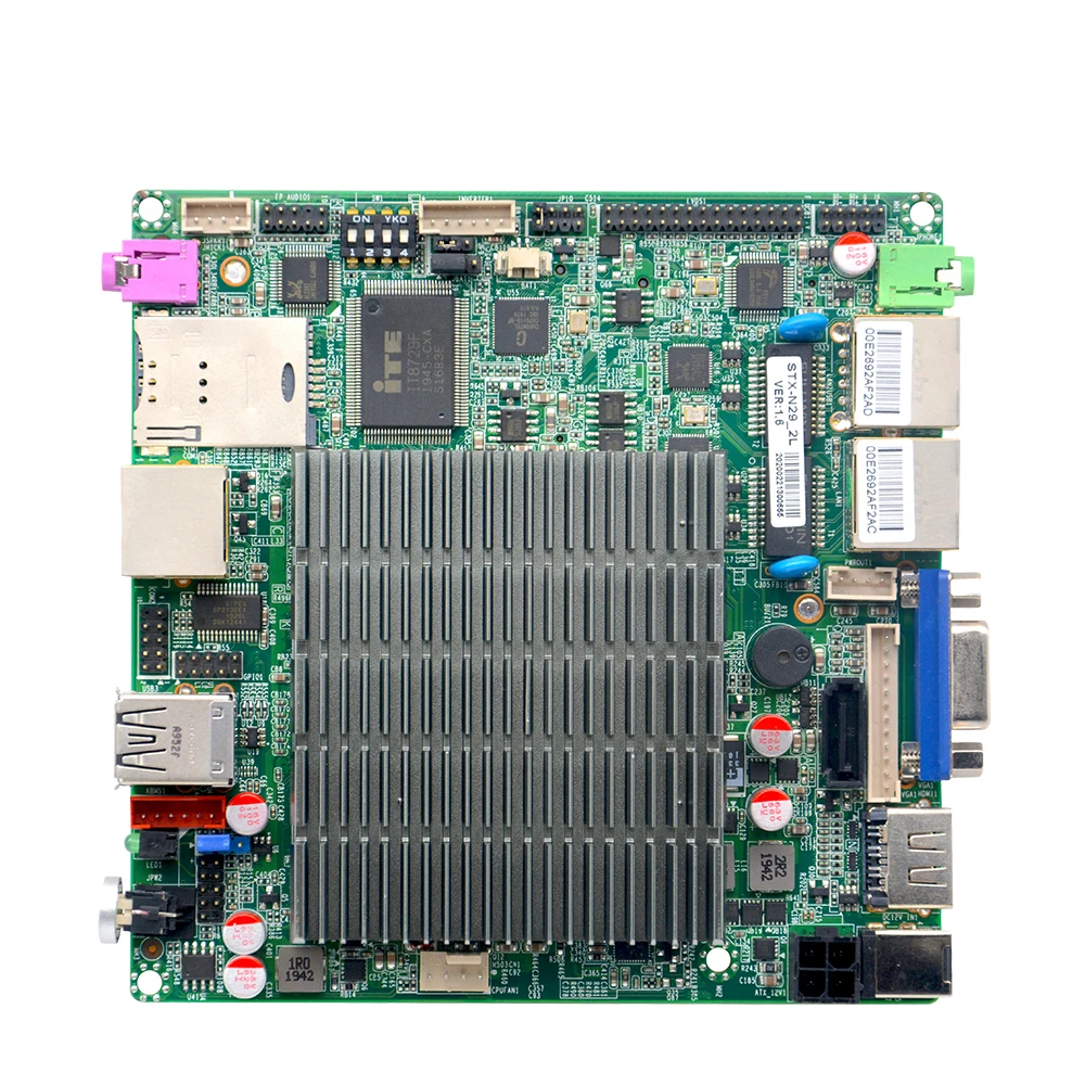 Dual LAN LVDS intel J1900 Processor NANO ITX Embedded Motherboard