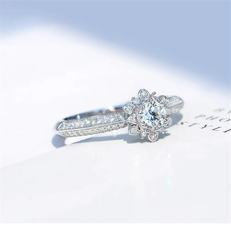CC Wedding Rings For Women Engagement Bridal White Cubic Zirconia Diamant Fine Jewelry Temperament Bijoux Femme CC3185