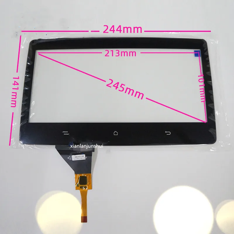 

10.1 inch 6PIN car capacitive touch screen handwriting screen external touch screen BR10532R