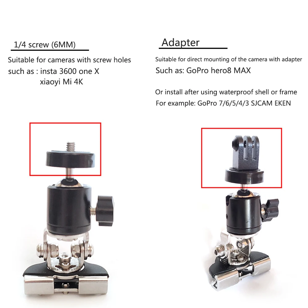 TUYU الفولاذ المقاوم للصدأ السيارات السيارات هود العمل قوس ل Gopro ماكس hero8765 إنستا 360 واحد X/R يي DJI OSMO حامل تثبيت للسيارات اكسسوارات