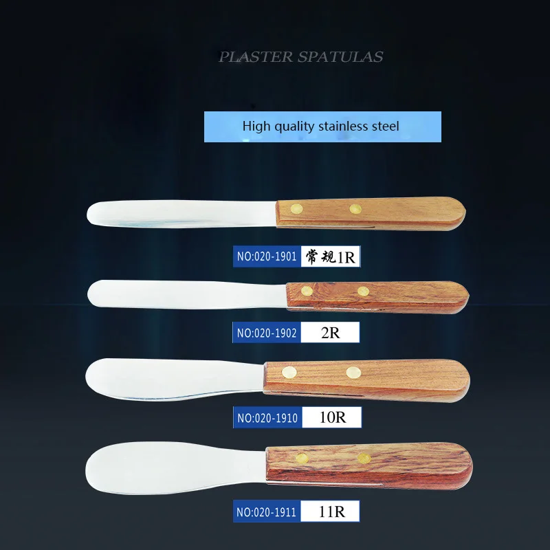 Szpatułka do mieszania gipsu dentystycznego ze stali nierdzewnej Szpatułka gipsowa do laboratorium dentystycznego Materiały do laboratorium dentystycznego