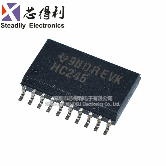 10 Sn74hc245dw Hc245 Sop-20 pçs/lote SMD Original Chip de Lógica Não-Inverng Transceptor