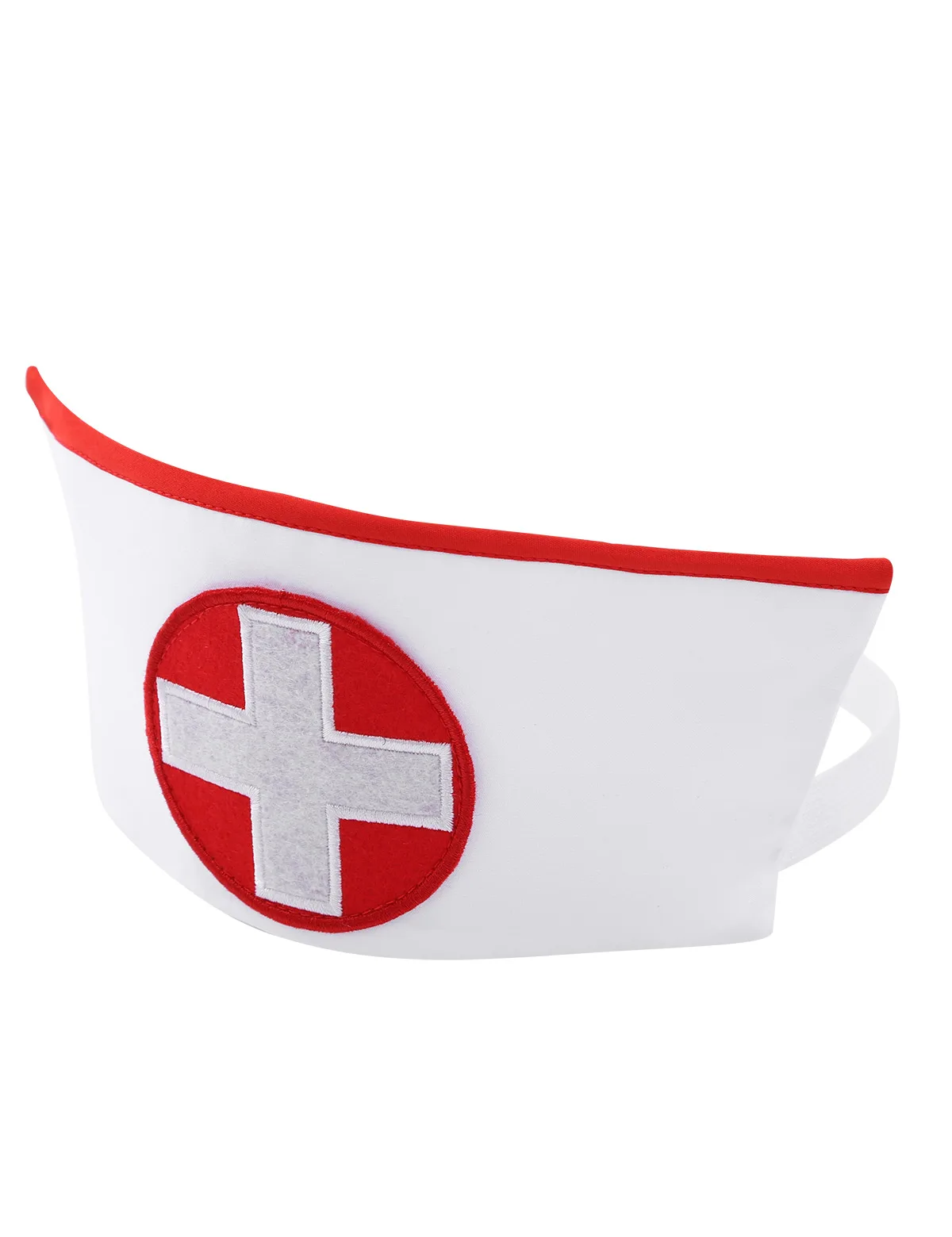 Wanita Pakaian Dalam Wanita Perawat Kostum Fancy Dress Up Sexy Kostum Kerah Kerah Lengan Pendek Tombol Bawah Seragam dengan Sabuk dan topi